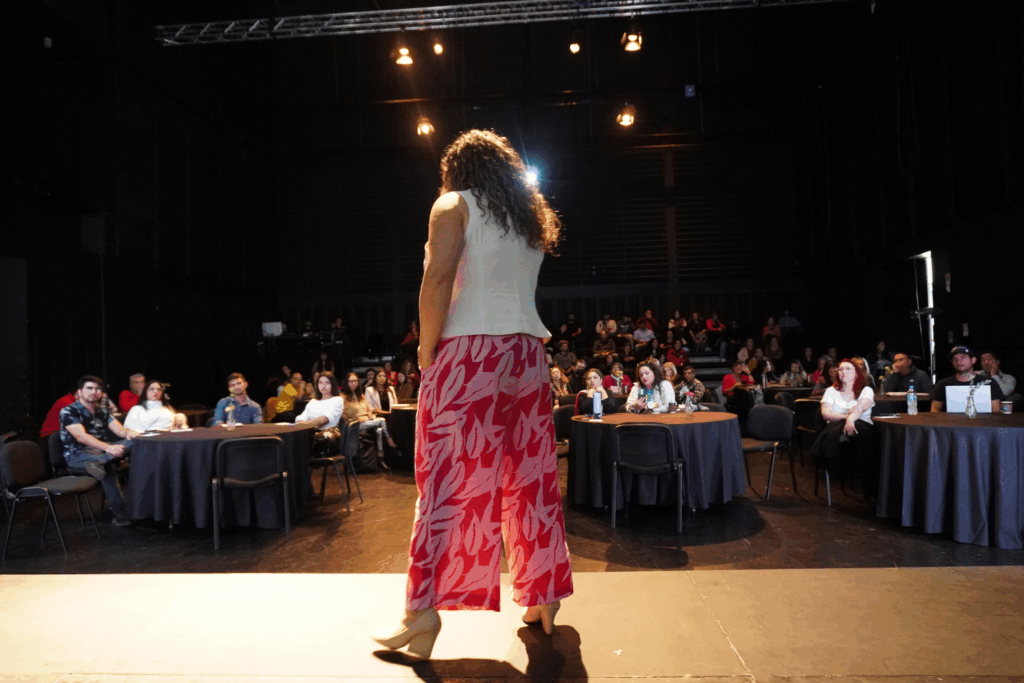 Geraldine Manríquez en acción